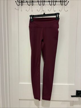 Garage Burgundy High-Waist Leggingsig
